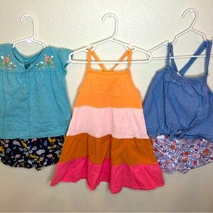 Bundle of 3 Carters toddler dresses size 4t